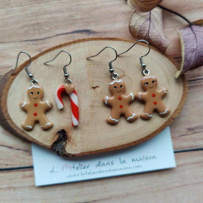 boucles biscuits sucre d'orge de noel