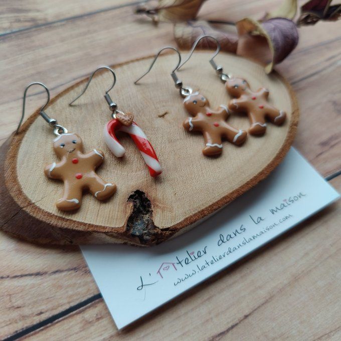 boucles biscuits sucre d'orge de noel