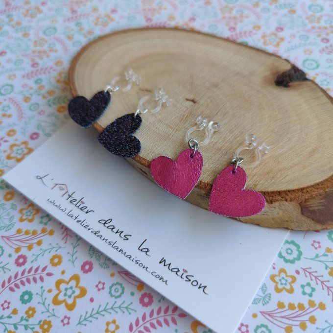 boucles enfant sans trous coeur