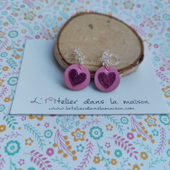 boucles enfants sans trous coeur