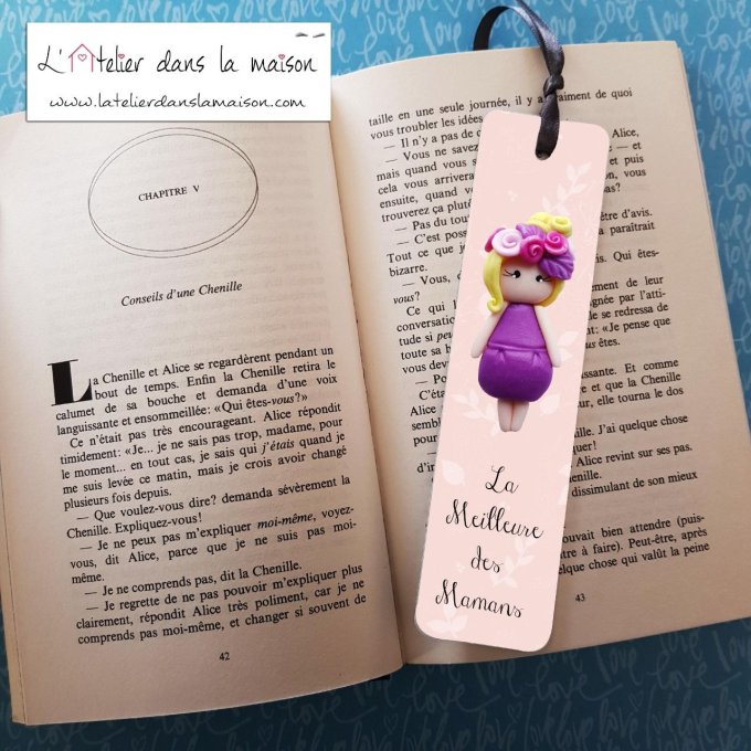 Marque page pour la meilleure des mamans - Copie