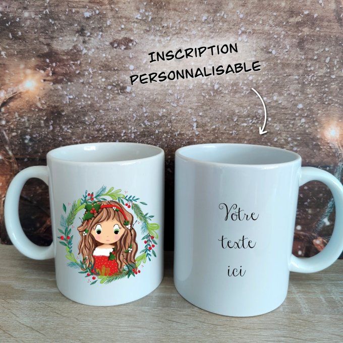 idéee cadeau tasse prénom Noël